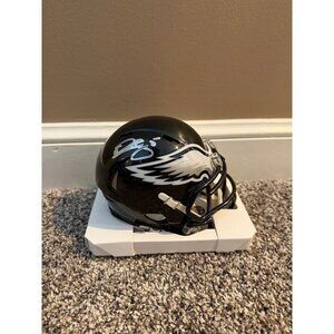 Donovan Mcnabb signed autographed Philadelphia Eagles Alt 22' Mini Helmet JSA